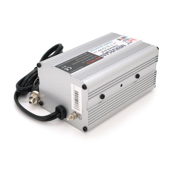 Інвертор напруги MSI-15012 ((150W)), 12/220V, approximated, 1Shuko, USB, клеми + затискачі, Box, Q24 -YT28977 фото