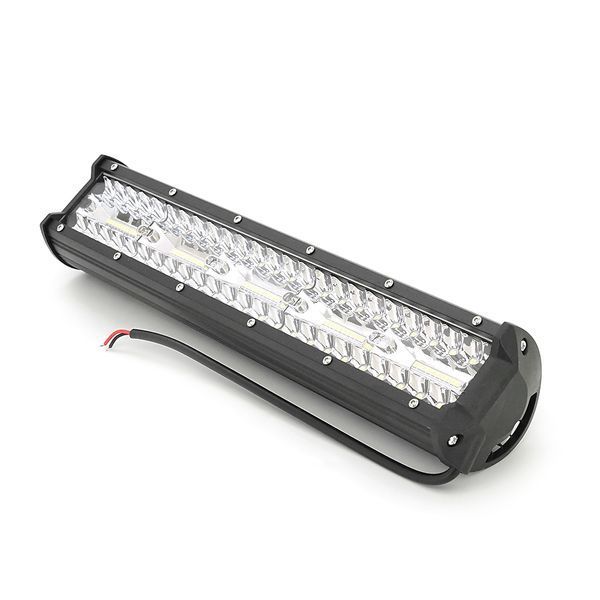 Фара протитуманна світлодіодна (LED балка) RS-300W, 12-24V, 300W, 6000K, 4800Lm, IP68, 381x60x75mm, Black -YT44550 фото