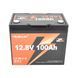 Аккумуляторная батарея YEAGULCH Mini LiFePO4 12,8V 100Ah 1280Wh, BMS-100A, ( 246 x 187 x 197) , M8, 12.9kg Q1 -YT45661 фото 2