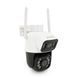 4+2Мп Wi-Fi/LAN відеокамера з двома об'єктивами SD/карта PP-IPC35D4MP25 PTZ 2.8mm ICSee -YT33618 фото 1