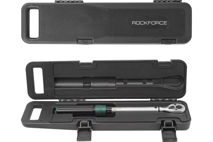 Ключ динамометричний з швидкою фіксацією "Premium" 10-60Нм, 3/8 " ROCKFORCE RF-6473380 48611 фото