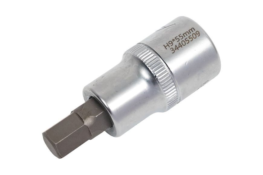 Головка-бита 6-гранная 9мм 1/2" (L-55мм) Forsage F-34405509 46772 фото