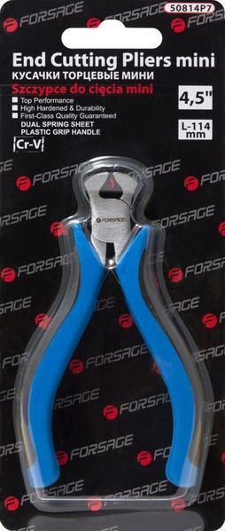 Кусачки торцеві міні CR-V 4.5''-114мм Forsage F-50814P7 26313 фото
