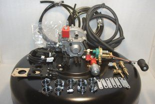 Комплект ГБО 2 поколения Atiker вакуумный под карбюратор Solex с баллоном 42л 00574 фото