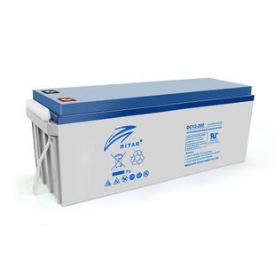 Аккумуляторная батарея AGM RITAR DC12-200, Gray Case, 12V 200Ah ( 522 х 240 х 219 (224) ), 60 kg Q1/18 -YT7606 фото