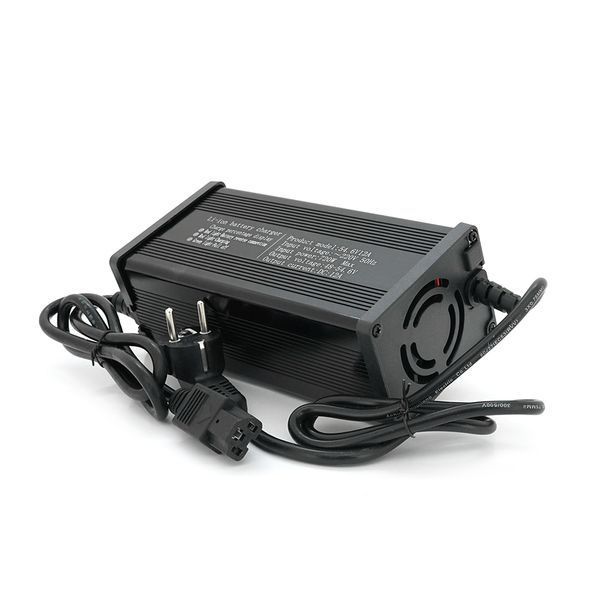 Зарядное устройство для аккумуляторов Li-ion 48V(54.6V),13S,12A, 576 Вт, штекер Triangle plug (T-tipe/C13/IEC). 185x88x60mm. 1.2kg -YT37021 фото