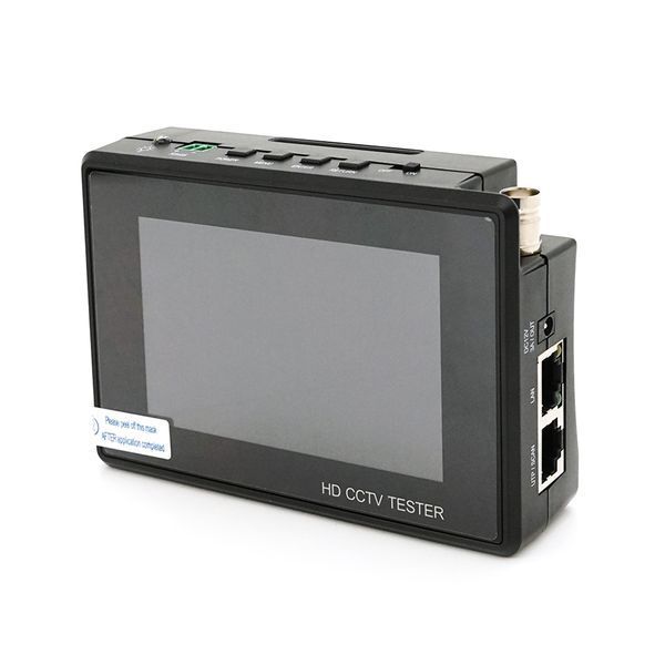 Тестер для камер відеоспостереження IPC-1800 PLUS, c 4&Prime; сенсорним дисплеєм, сенсорним дисплеєм, підтримує IP, CVI, TVI, AHD 4K, Wi-Fi, LAN, BNC, 12V, POE -YT22617 фото