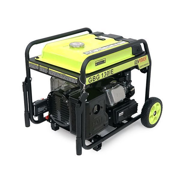 Генератор інверторний БЕНЗИНОВИЙ GENPOWER GBG 130IE 10.4kW (13kVA), однофазний, 230V, 50Hz, DC12V. об'єм 33л., витрата 0,374Lt/kWt.стартер, АКБ у комплект не входить, 710*540*640mm. 74кг. -YT45491 фото