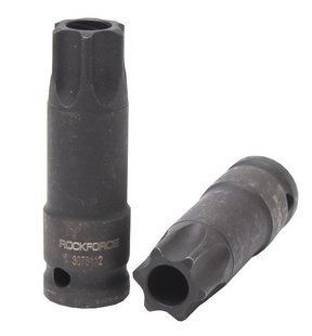 Головка 1/2" з насадкою Torx T45H з отвором ударна ROCKFORCE RF-24607845T 47267 фото