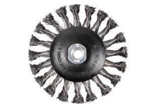 Кордщітка дискова напівчашу сталева кручена для КШМ 125мм ROCKFORCE RF-BWD105 29082 фото
