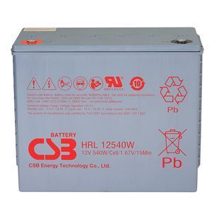 Аккумуляторная батарея CSB HRL12540W, 12V 130Ah (343х170х274мм) -YT2176 фото