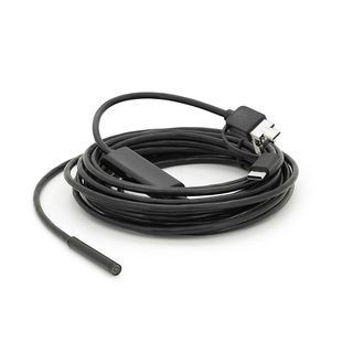 Універсальний ендоскоп 3в1 (USB+MicroUSB/Type-C) для смартфона/ПК, камера 5.5мм, м'який кабель 5м, з LED-підсвічуванням, IP67 -YT27109 фото