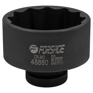 Головка ударна 1", 80мм (12гр.) Forsage F-48880 57509 фото