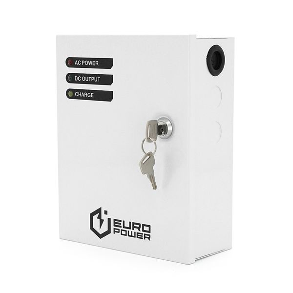 ИБП 12V/3A EuroPower EP-UPS-1203(M), под акб GEL/AGM - 12V/7A, ток зарядa - 13,8V/0.65A, металл, 205х165х75 mm -YT40148 фото