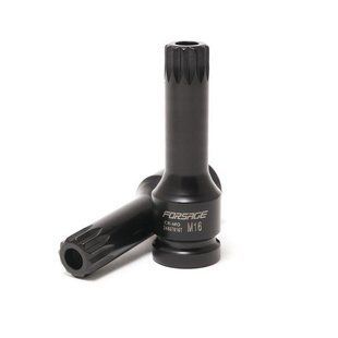 Головка 1/2" з насадкою Spline M5 з отвором ударна Forsage F-24807805T 47200 фото