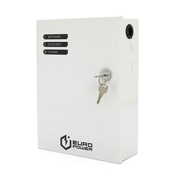ДБЖ 12V/5A EuroPower EP-UPS-1205(M), під акб GEL/AGM - 12V/7A, струм заряду - 13,8V/0.65A, метал, 265х195х75 mm -YT40149 фото
