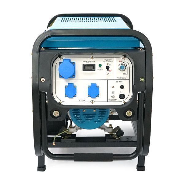 Генератор дизельний FULL FDL9000LE, 1-фазний 230V, 50Hz, 8.5kVA/6.8kW, бак 12,5 л, витрата 2 л/год, пуск: ручний/стартер (без АКБ), 800х520х600 мм, 122 кг -YT26299 фото