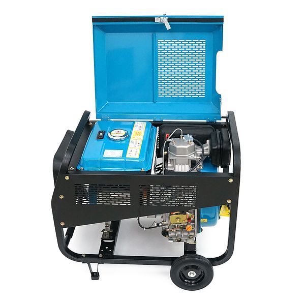 Генератор дизельний FULL FDL9000LE, 1-фазний 230V, 50Hz, 8.5kVA/6.8kW, бак 12,5 л, витрата 2 л/год, пуск: ручний/стартер (без АКБ), 800х520х600 мм, 122 кг -YT26299 фото
