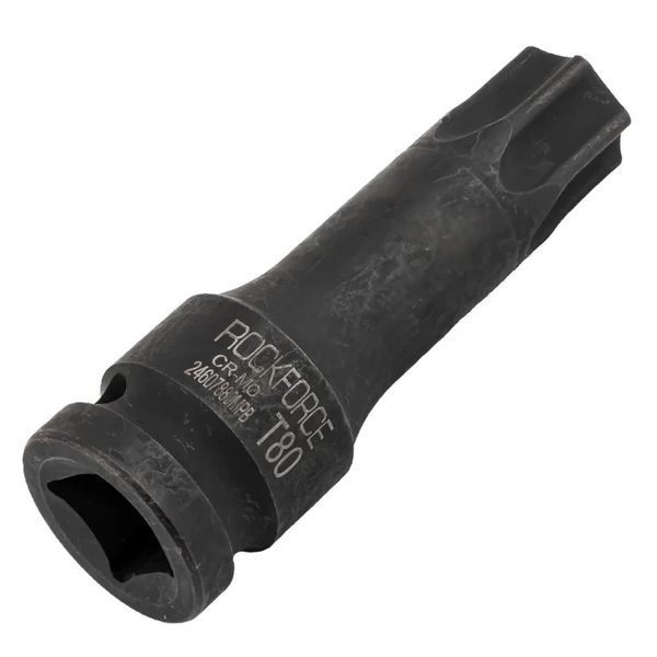 Головка-бита TORX ударная 1/2'' T80 Rockforce RF-24607880MPB 56211 фото