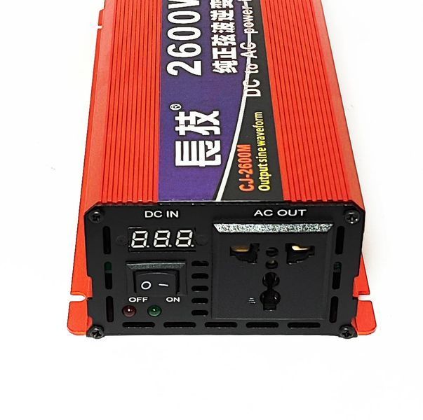 Инвертор 60 220 чистый синус 1300W(2600W) 00676 фото