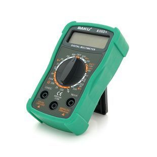 Мультиметр BAKKU BK-830D+ Вимірювання: V, A, R (133*90*45) 0.2кг (118*70*30) -YT12843 фото