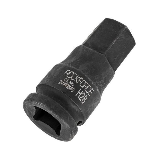 Головка-бита ударная 6-гранная 28 мм, 3/4" ROCKFORCE RF-26410028MPB 57157 фото
