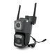 2+2Мп Wi-Fi видеокамера с двумя объективами уличная SD/карта YOSO YO-IPC40D4MP50 PTZ 2.8mm V380 -YT30403 фото 1