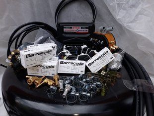Комплект ГБО 4 Stag QMax Plus KME Gold форсунки Barracuda на 6 циліндрів балон 42л під запаску 00542 фото