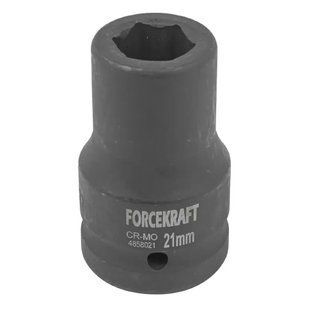 Головка ударная 1", 22мм (6гр.) FORCEKRAFT FK-4858022 19583 фото