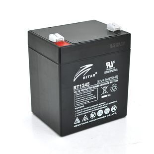 Акумуляторна батарея AGM RITAR RT1245B, Black Case, 12V 4.5Ah ( 90 х 70 х 101 (107) ) Q10 -YT8219 фото