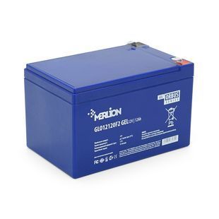 Аккумуляторная батарея MERLION ORBUS GLO12120F2 12 V 12 Ah ( 150 x 98 x 95 (100) ), 3.3 kg BLUE Q6/252 -YT38032 фото