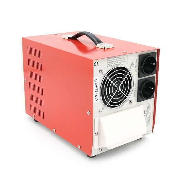 Стабілізатор напруги Conter MSER 8000 VA-V2/6000W однофазний, сервопривід, монтажу підлоги, LED дисплей, діапазон 130-260V, AC230&plusmn;3%, 2*Shuko -YT46100 фото