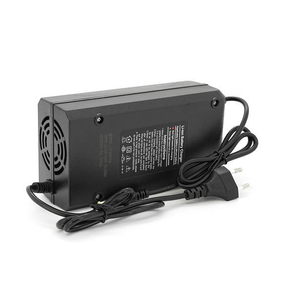 Зарядний пристрій Jinyi для акумуляторів Li-ion 48V(54,6V),13S,4A.штекер 5.5*2.5,з індикацією,BOX -YT41997 фото