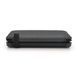Power bank 12000 mAh Solar, Input:5V/1A(microUSB), Output:5V/2,1А(2хUSB), rubberized case, Black, BOX -YT26931 фото 3