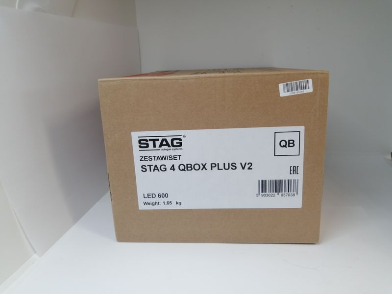 Електроніка Stag-4 QBox Plus 4 циліндри (Led-600) ОРИГІНАЛ 00040 фото