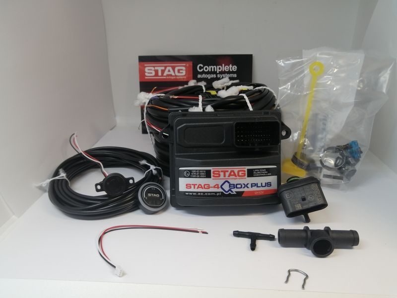 Електроніка Stag-4 QBox Plus 4 циліндри (Led-600) ОРИГІНАЛ 00040 фото