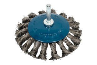 Кордщітка дискова з хвостовиком для дриля 100мм Forsage F-BCK104 51492 фото
