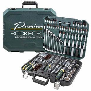 Набір інструментів 216пр. 1/4" 3/8" 1/2" (6гр,12гр) Rockforce RF-38841 Premium 62025 фото