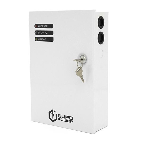 ИБП 12V/10A EuroPower EP-UPS-1210HCU(M), под акб LiFePO4/GEL/AGM -12V/17А, ток заряда - 13.8V/14,4V - 2А, металл, 295x195x90 mm -YT40152 фото