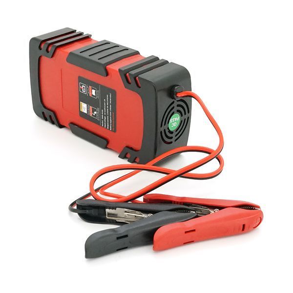 Автоматическое ЗУ для аккумулятора DEMUDA 12V/24V (MF,WET,AGM,GEL), AC110/220V, DC:14,8В/29,6В, Ток заряда 12V/6A, 24V/4A, LCD, крокодилы -YT29148 фото
