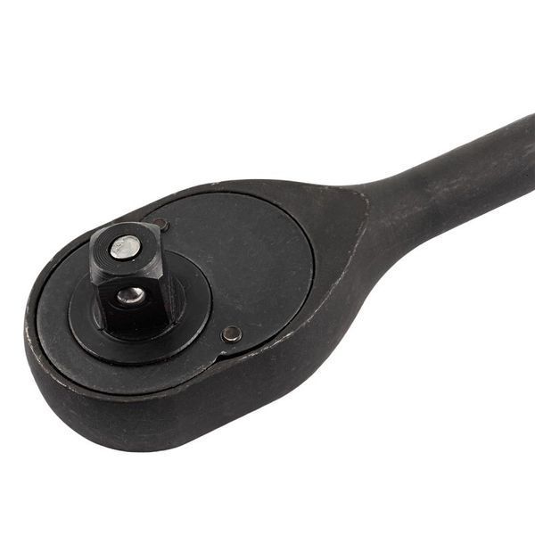 Трещотка реверсивная ударная с резиновой ручкой 1/2"(24 зуб.) FORCEKRAFT FK-80242MPB 27090 фото