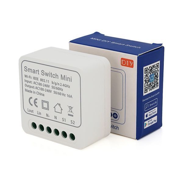Бездротове YOSO Wifi реле Smart W-Relay-01 AC220V(16A/3.5 кВт) Tuya YT-27641 фото