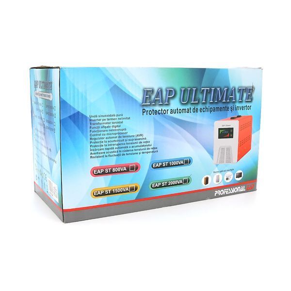 ИБП с правильной синусоидой Westech EAP ULTIMATE-2000VA/1400W 24V, однофазный, напольного монтажа, LED дисплей, DC150-270V, AC230&plusmn;8%, 2*Shuko, Q8 -YT45519 фото