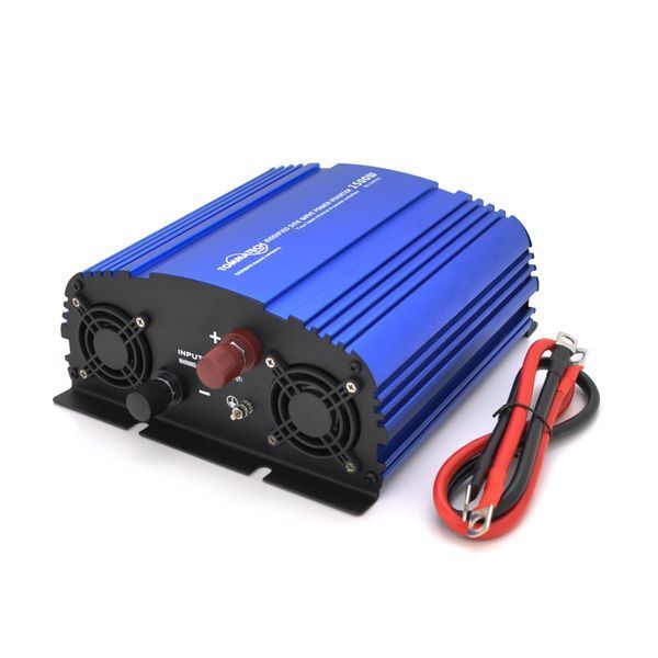 Інвертор напруги Tommatech MS-1500, 12V/220V, 1500W з апроксимованою синусоїдою, 2Shuko, USB, клемні дроти, 6 запобіжників, Q4 -YT29446 фото