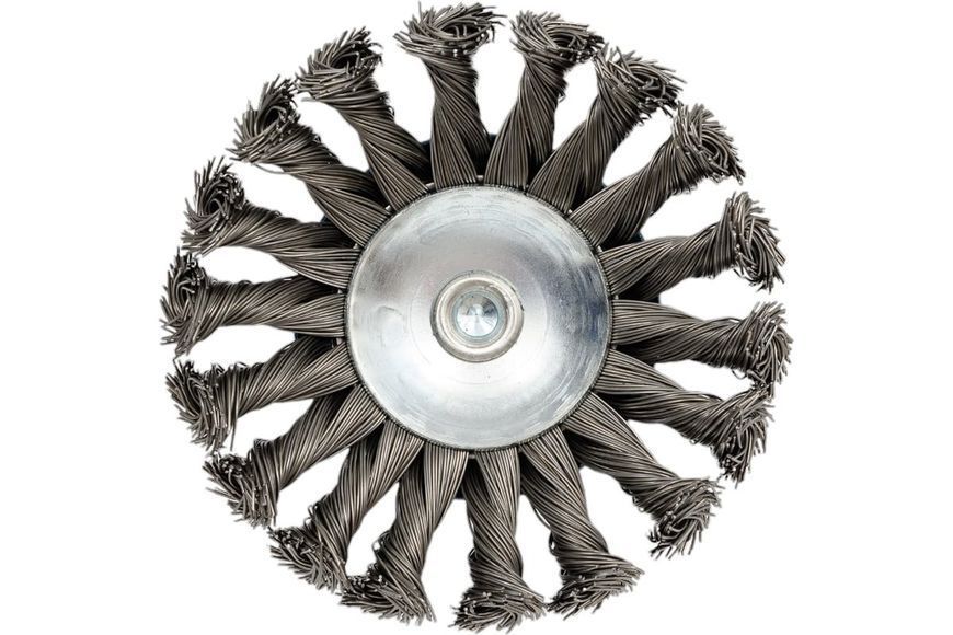 Кордщітка дискова з хвостовиком для дриля 100мм Forsage F-BCK104 51492 фото