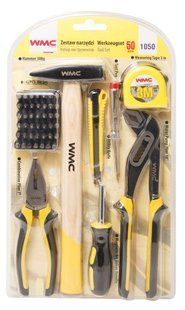 Набір шарнірно-губцевий інструменту 50 предметів WMC TOOLS 1050 48160 фото