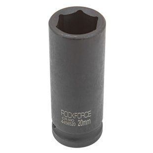 Головка ударна глибока 1/2" 6-гранна 20мм ROCKFORCE RF-4458520 52585 фото