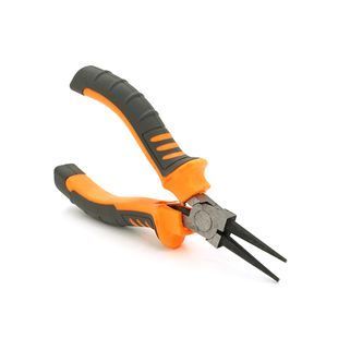 Круглогубці VOLTRONIC, сіро-жовтогарячі ручки, 125мм, 55гр -YT35437 фото