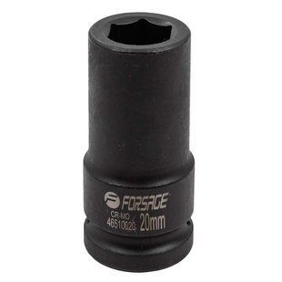 Головка ударна глибока 3/4" 6гр. 20мм Forsage F-46510020 57477 фото