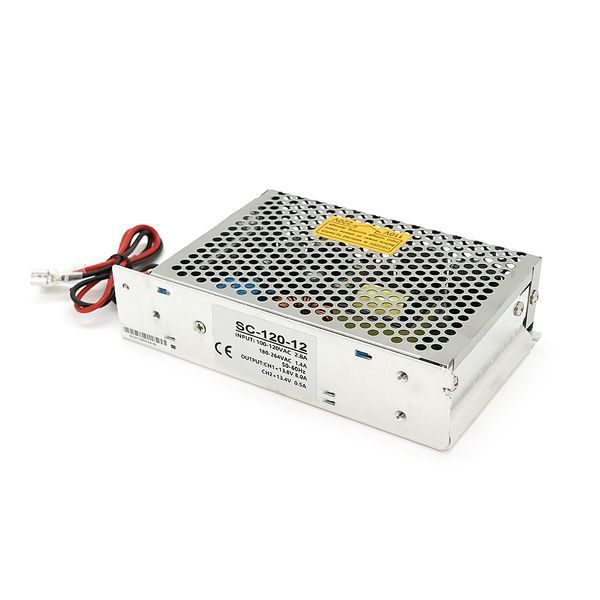 ДБЖ перфорований з лід індикацією 13.8V 8А, SC-120W, (159x97x38) Q30 -YT4511 фото